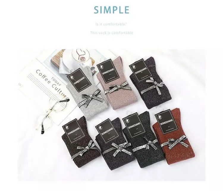Autumn and winter cotton socks gold and silver tube socks solid color 100% cotton women fashion socks
Autumn and winter cotton socks gold and silver tube socks solid color 100% cotton women fashion socks