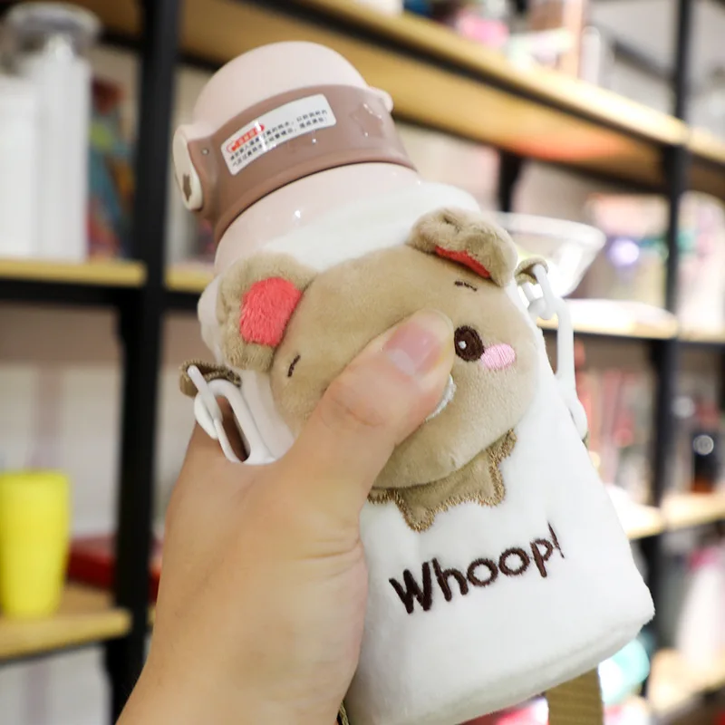 Funny Children Cute Stainless Steel Straw Water Bottle Plush Cloth Cover Children's Insulation Cup
Funny Children Cute Stainless Steel Straw Water Bottle Plush Cloth Cover Children's Insulation Cup