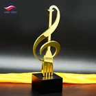 Longzhiyu 13years china professional trophy design supplier custom music trophy customized globe grammy award trophy