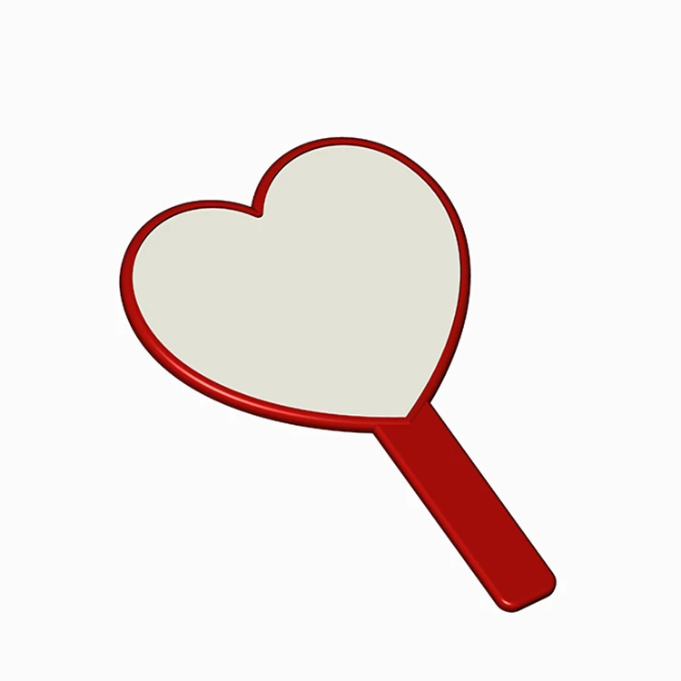 Shapes customized convenient electroplating red heart-shaped smooth cute red heart mirror, White/black/pink/red/customized
Shapes customized convenient electroplating red heart-shaped smooth cute red heart mirror, White/black/pink/red/customized