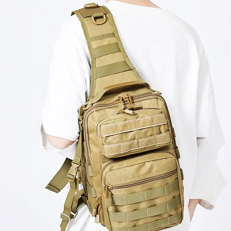Single Shoulder Range Pack Military Molle EDC Chest Shoulder Bag Tactical Sling Military Crossbody Backpack, Multi colored
Single Shoulder Range Pack Military Molle EDC Chest Shoulder Bag Tactical Sling Military Crossbody Backpack, Multi colored