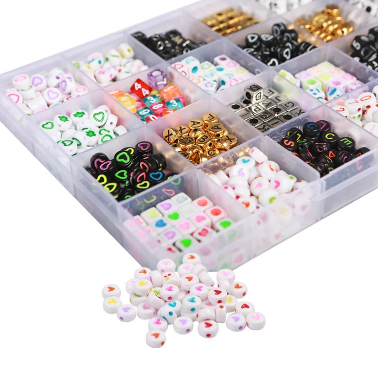 XuQian 24 Lattice Acrylic Letter English Smiley Face Loose Beads Set For Diy Jewelry Making Kit, Mixed color
XuQian 24 Lattice Acrylic Letter English Smiley Face Loose Beads Set For Diy Jewelry Making Kit, Mixed color