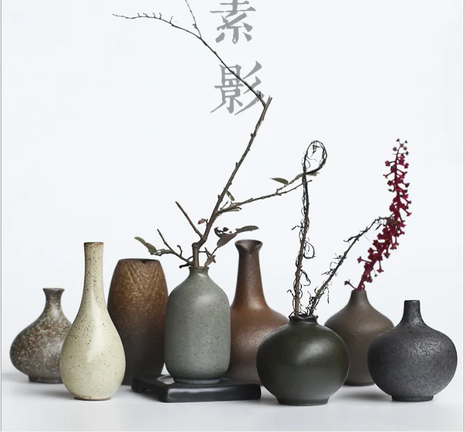 Hotel home ceramics handmade flower ware coarse pottery tabletop handicraft mini gift office table decoration vase, Customized
Hotel home ceramics handmade flower ware coarse pottery tabletop handicraft mini gift office table decoration vase, Customized