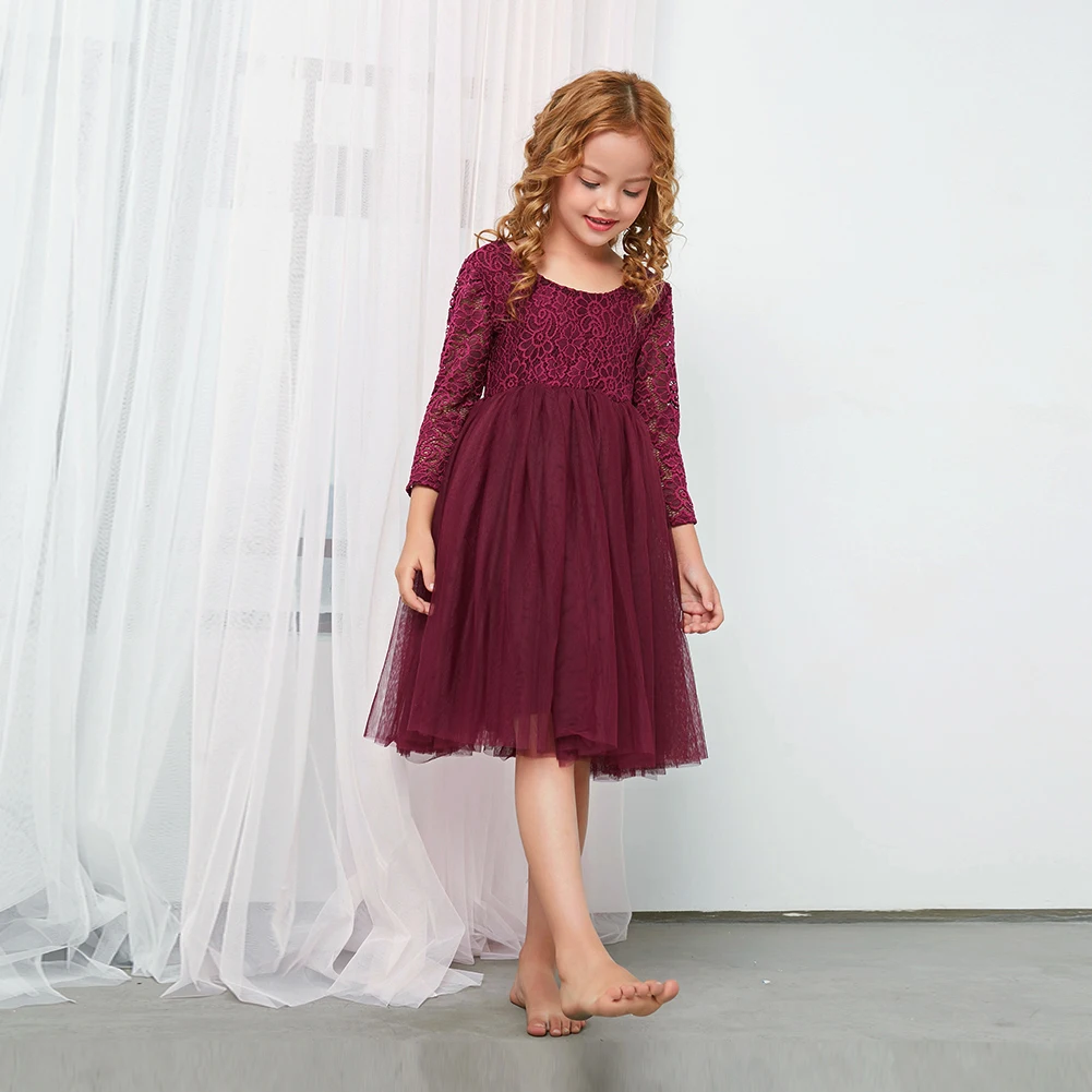 New Arrive 2020 Spring and Autumn girls lace dress wine red dress girls wedding dresses Christmas dress for kids
New Arrive 2020 Spring and Autumn girls lace dress wine red dress girls wedding dresses Christmas dress for kids