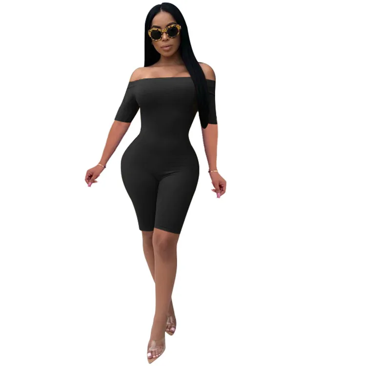 TOB Women's Sexy Off The Shoulder Solid Color Catsuit Short Leg Club Skinny Jumpsuit AM192
TOB Women's Sexy Off The Shoulder Solid Color Catsuit Short Leg Club Skinny Jumpsuit AM192