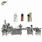 Easy operation automatic eliquid filling machine eliquid juice glass bottle filling line