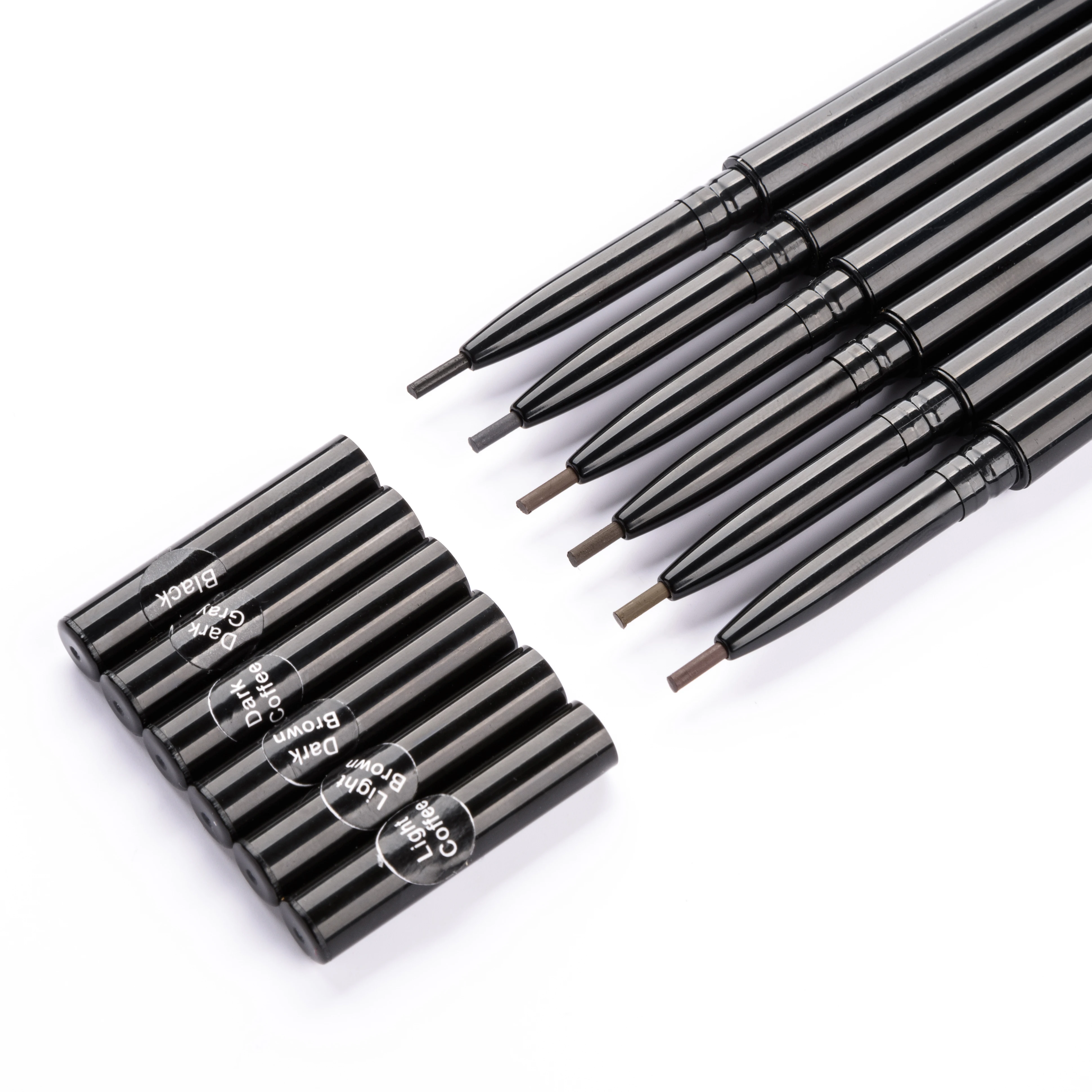 Customized long lasting waterproof super silm tip make your own eyebrow pencil for makeup, 6 colors
Customized long lasting waterproof super silm tip make your own eyebrow pencil for makeup, 6 colors