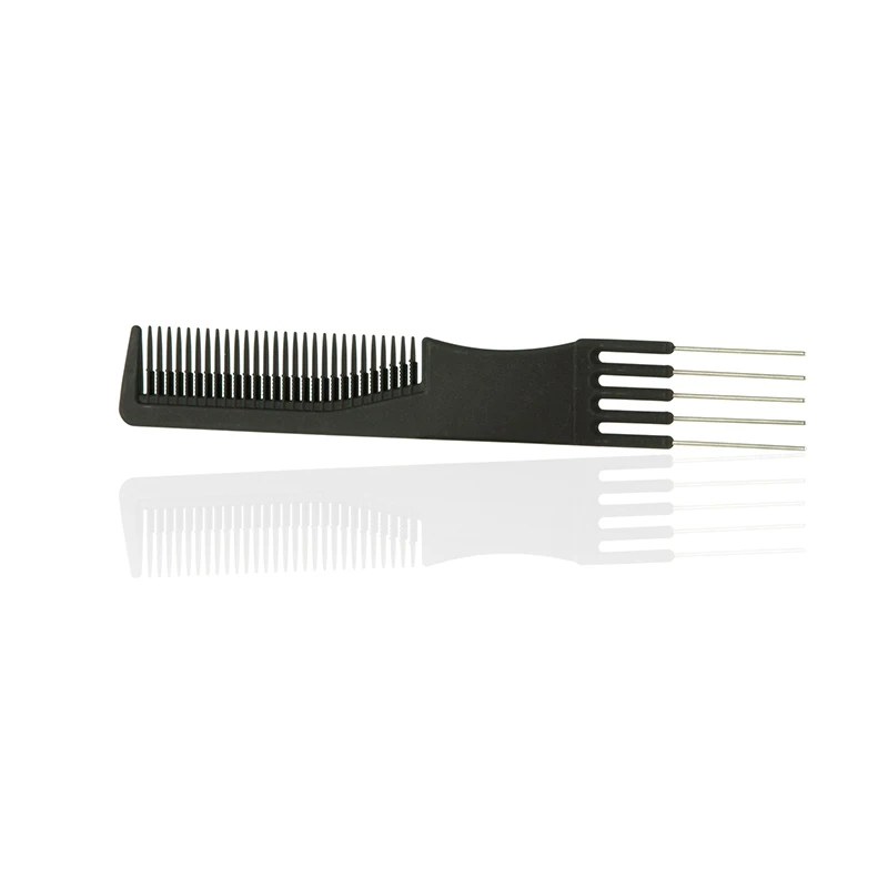Black Carbon Fiber Handle Stainless Steel Needle Pin Anti-static Metal Pick Hair Fork Comb, Any color is available
Black Carbon Fiber Handle Stainless Steel Needle Pin Anti-static Metal Pick Hair Fork Comb, Any color is available