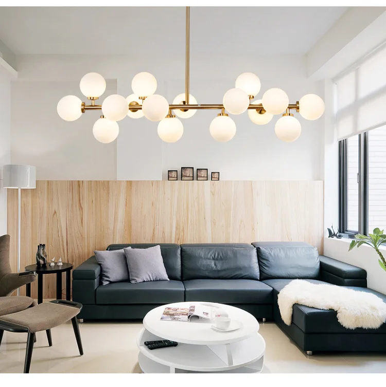 Luxury Decorative glass globe pendant lamp Dining Room Chandeliers Pendant Lights Hotel