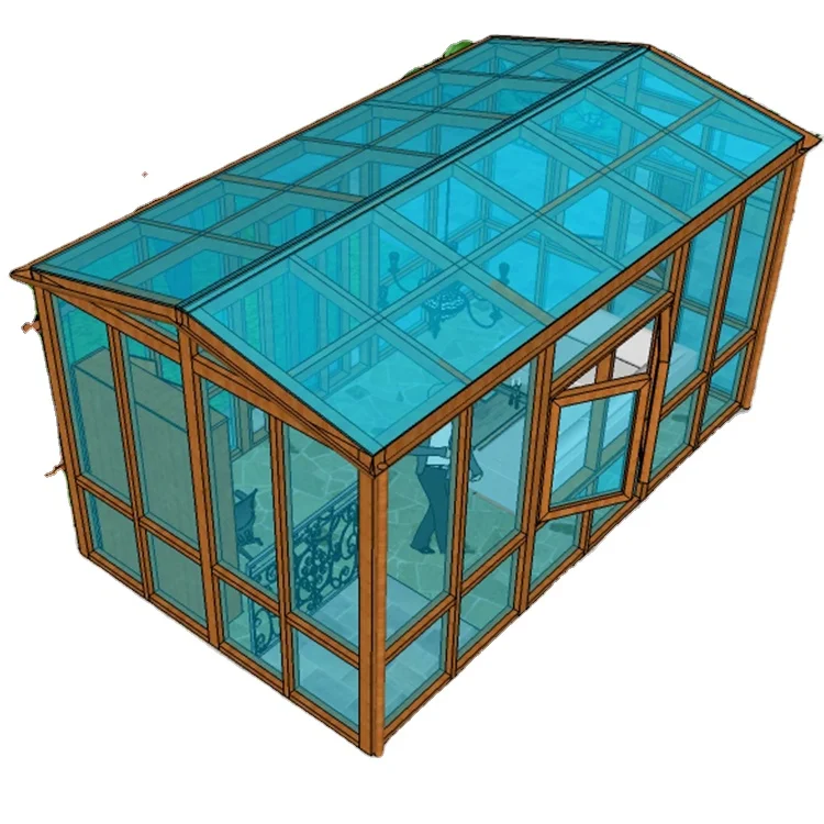 Aluminum alloy outdoor winter garden glass sun room