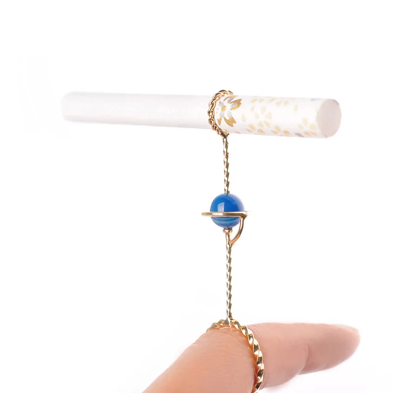 Cigarette Holder Rings for Smoker Portable Metal Cosmic Planet Stone Smoke Stand Man Woman Adjustable Finger Cilp Hand Clamp
Cigarette Holder Rings for Smoker Portable Metal Cosmic Planet Stone Smoke Stand Man Woman Adjustable Finger Cilp Hand Clamp