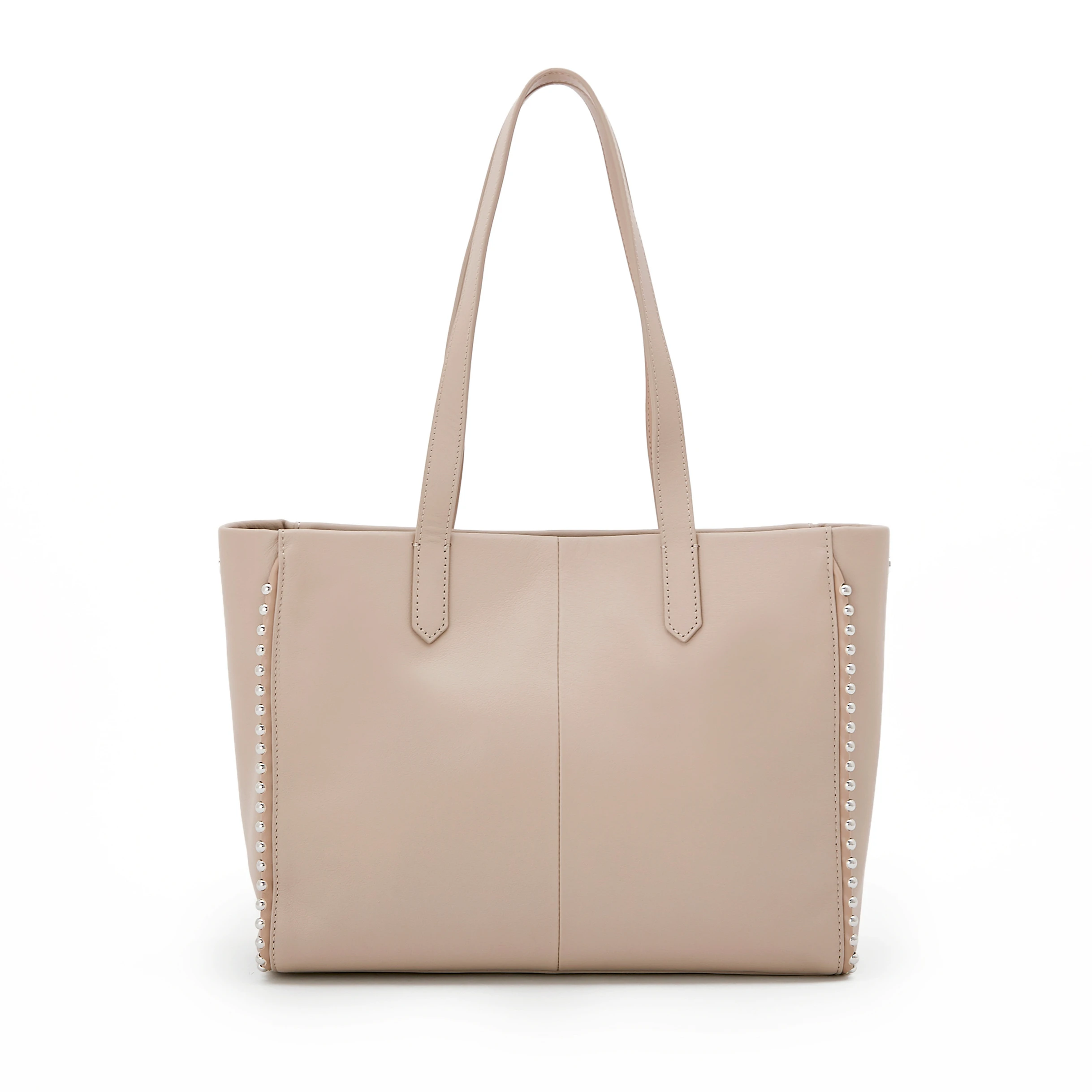 personality white steel round bead edging shoulder women bags high-quality first layer cowhide pure color simple handbags, Pic
personality white steel round bead edging shoulder women bags high-quality first layer cowhide pure color simple handbags, Pic