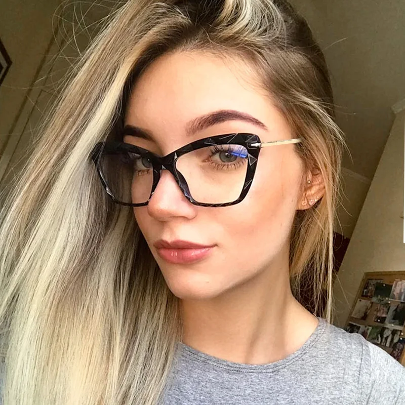 New retro cat eye glasses flat glasses trend black frame plain jelly color glasses frame
New retro cat eye glasses flat glasses trend black frame plain jelly color glasses frame
