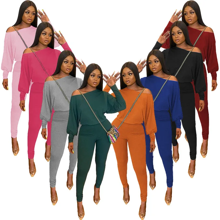 Fall 2021 Women Clothes Solid Two Piece Pants Set Casual Lantern Sleeve Shirt 2 Piece Outfit 
Fall 2021 Women Clothes Solid Two Piece Pants Set Casual Lantern Sleeve Shirt 2 Piece Outfit