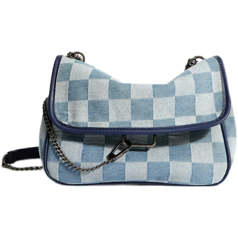 Fall stray large capacity Versatile Tote bag checked canvas single shoulder bag cross span bag
Fall stray large capacity Versatile Tote bag checked canvas single shoulder bag cross span bag