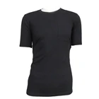 OEM Conductive Fabric Comfortable T Shirt Antistatic Long Sleeve Tee ESD T Shirt With Rib Collar