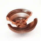 High Quality Aluminum Alloy Heatsink Fin Customized Notebook Copper Heat Pipe Radiator CPU Cooler Fin