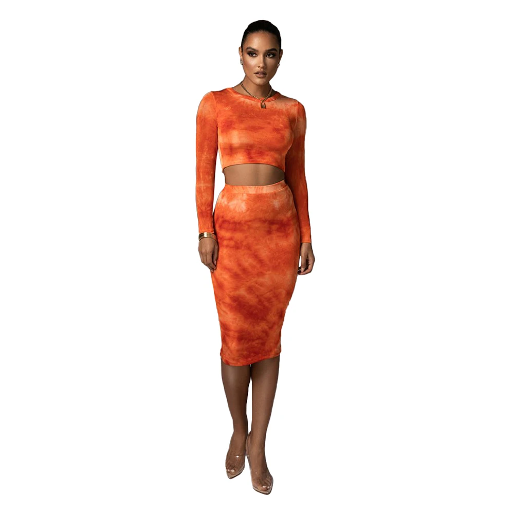 2021 Spring New high-necked Turtleneck Tie Dye 2 Piece Clothing Women Skirt Set dress, 4 colors
2021 Spring New high-necked Turtleneck Tie Dye 2 Piece Clothing Women Skirt Set dress, 4 colors