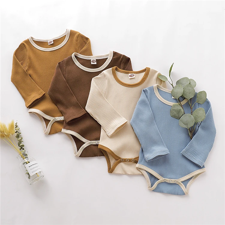 High quality One-piece solid color 0-18 months cotton knit clothes baby boy rompers
High quality One-piece solid color 0-18 months cotton knit clothes baby boy rompers