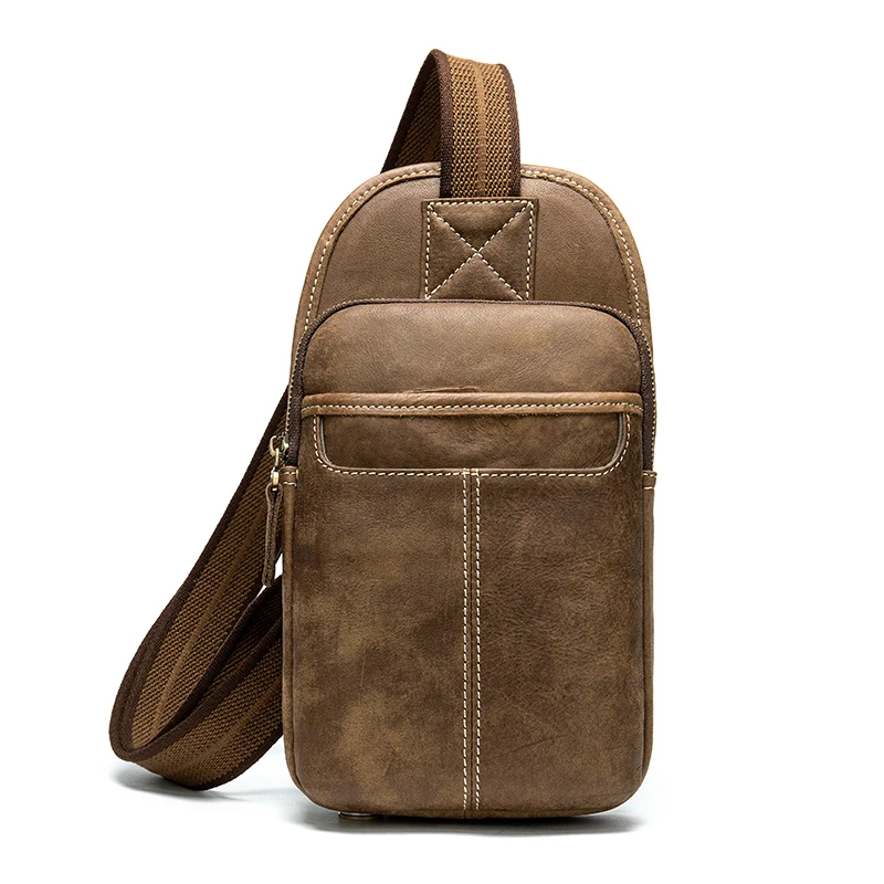 Custom Logo 8949 Men Single Shoulder Bag Pack Waterproof Cross Body Genuine Leather Small Sling Sports Chest Bag for Boys, Mosha coffee
Custom Logo 8949 Men Single Shoulder Bag Pack Waterproof Cross Body Genuine Leather Small Sling Sports Chest Bag for Boys, Mosha coffee