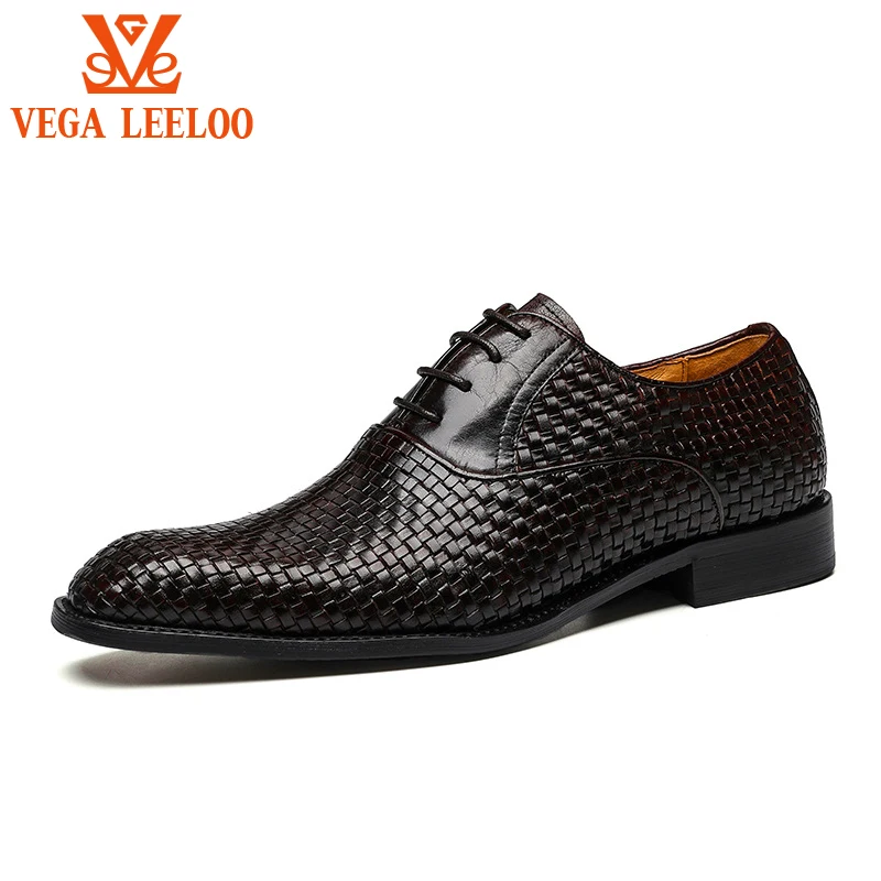 Italian Handmade Craft Men's Oxford Shoes Casual Fashion Style Woven Leather Dress Shoes, Black/brown
Italian Handmade Craft Men's Oxford Shoes Casual Fashion Style Woven Leather Dress Shoes, Black/brown