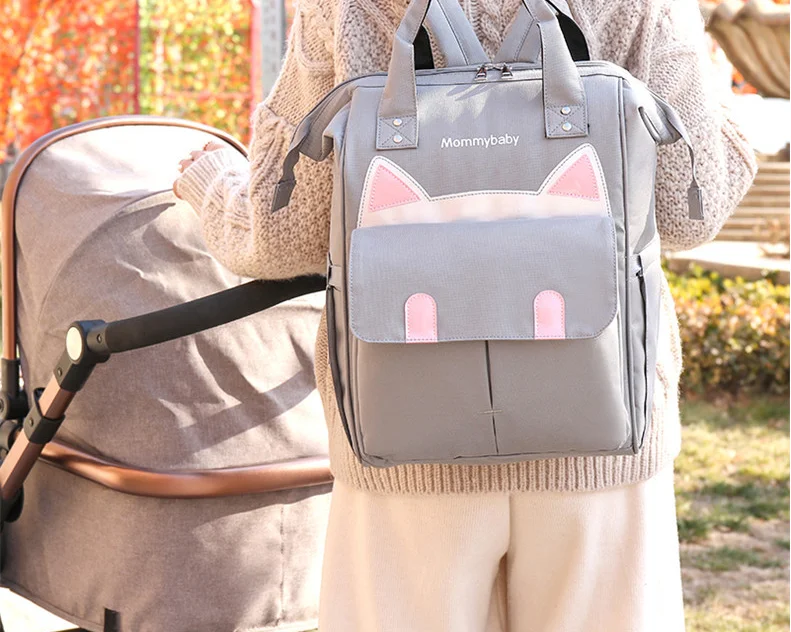 Hot sale gray diaper caddy bag waterproof polyester backpacks gor baby mom for outdoor family
Hot sale gray diaper caddy bag waterproof polyester backpacks gor baby mom for outdoor family