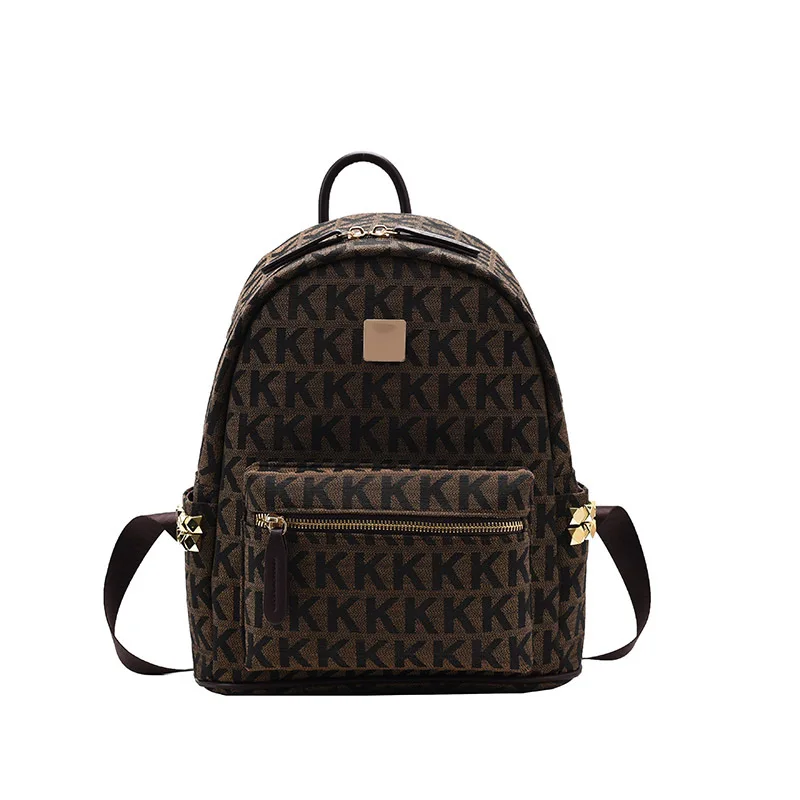 New European And American Style Letter Printed Pu Backpack Women Fashion All-Match Outdoor Travel Size Big And Small Storag bag, Brown
New European And American Style Letter Printed Pu Backpack Women Fashion All-Match Outdoor Travel Size Big And Small Storag bag, Brown