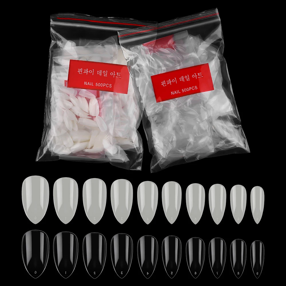 500 Pcs/Bag Pointed Toenail Seamless Nail Ballet Transparent Toe Nail Piece French Style Nail Tips
500 Pcs/Bag Pointed Toenail Seamless Nail Ballet Transparent Toe Nail Piece French Style Nail Tips