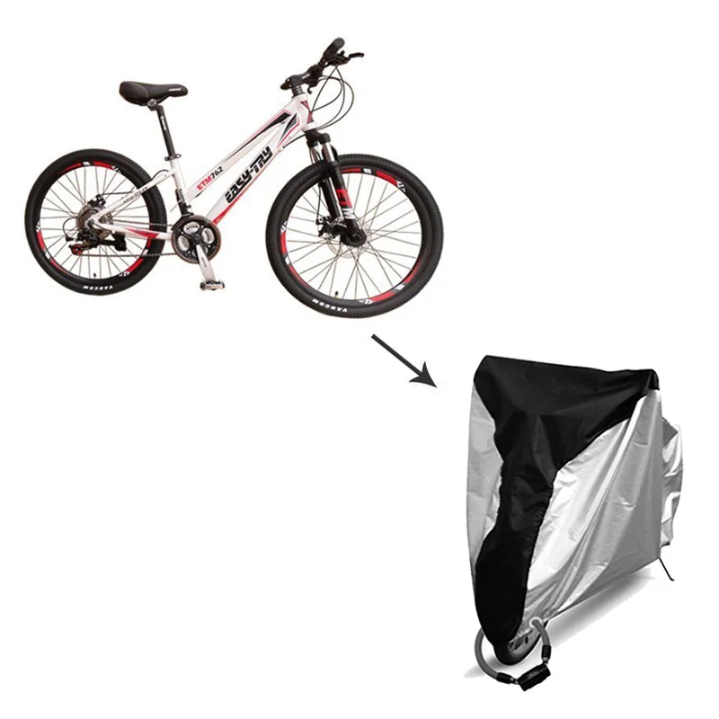 Outdoor Bike Rain Protector Heavy Duty Ripstop Oxford Waterproof Bicycle Cover with Lock Holes Bicycle Bags
Outdoor Bike Rain Protector Heavy Duty Ripstop Oxford Waterproof Bicycle Cover with Lock Holes Bicycle Bags
