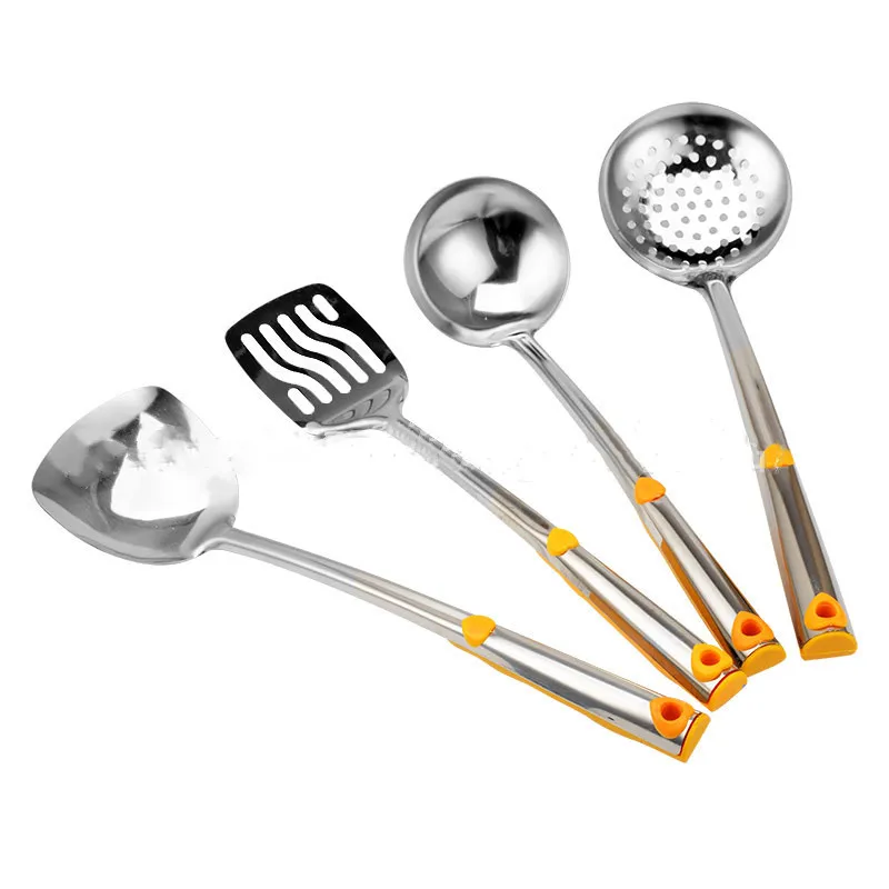 High Quality 4 PCS Kitchen Utensils Set Stainless Steel Kitchen Utensils Cooking set, Siliver
High Quality 4 PCS Kitchen Utensils Set Stainless Steel Kitchen Utensils Cooking set, Siliver