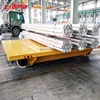 Processing workshop material work mobile cable power rail transfer trolley for pipe