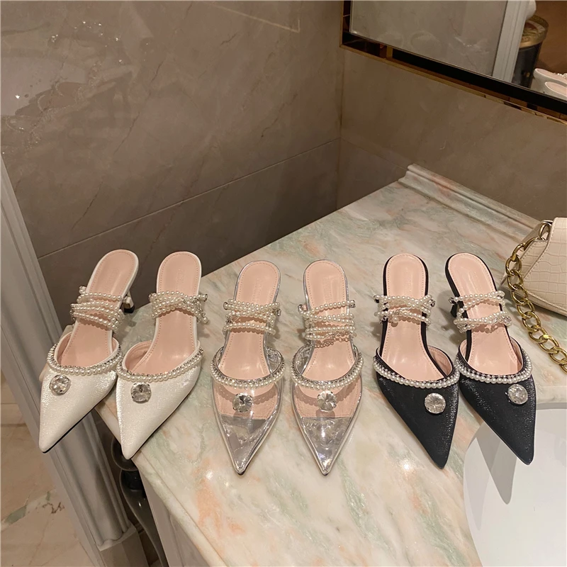 101841 DEleventh woman shoes New Spring Edition Baotou Stiletto Ladies Rhinestone High Heel slippers
101841 DEleventh woman shoes New Spring Edition Baotou Stiletto Ladies Rhinestone High Heel slippers