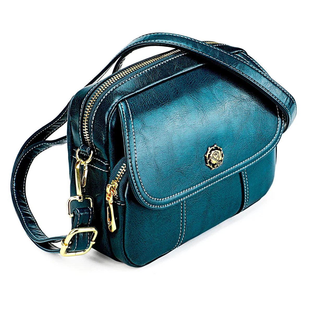 New Shoulder Bag Fashion Handbag Phone Purse Oil Wax Cow Leather Women Small Shell Cross-body Bag
New Shoulder Bag Fashion Handbag Phone Purse Oil Wax Cow Leather Women Small Shell Cross-body Bag