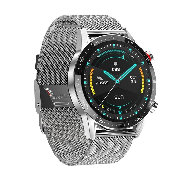 2021 New smart watch 1.3 inch Touch Screen Calling Heart Rate Steps Sport IP68 Waterproof Black Silver Smart Band L13 Smartwatch
2021 New smart watch 1.3 inch Touch Screen Calling Heart Rate Steps Sport IP68 Waterproof Black Silver Smart Band L13 Smartwatch