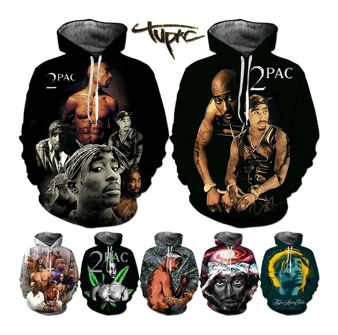 Rapper Tupac 3D Printed Hoodies for Men R.I.P 2PC 3D Printing Hoodies From Men Casual Fashion Harajuku Funny Oversized Pullover
Rapper Tupac 3D Printed Hoodies for Men R.I.P 2PC 3D Printing Hoodies From Men Casual Fashion Harajuku Funny Oversized Pullover