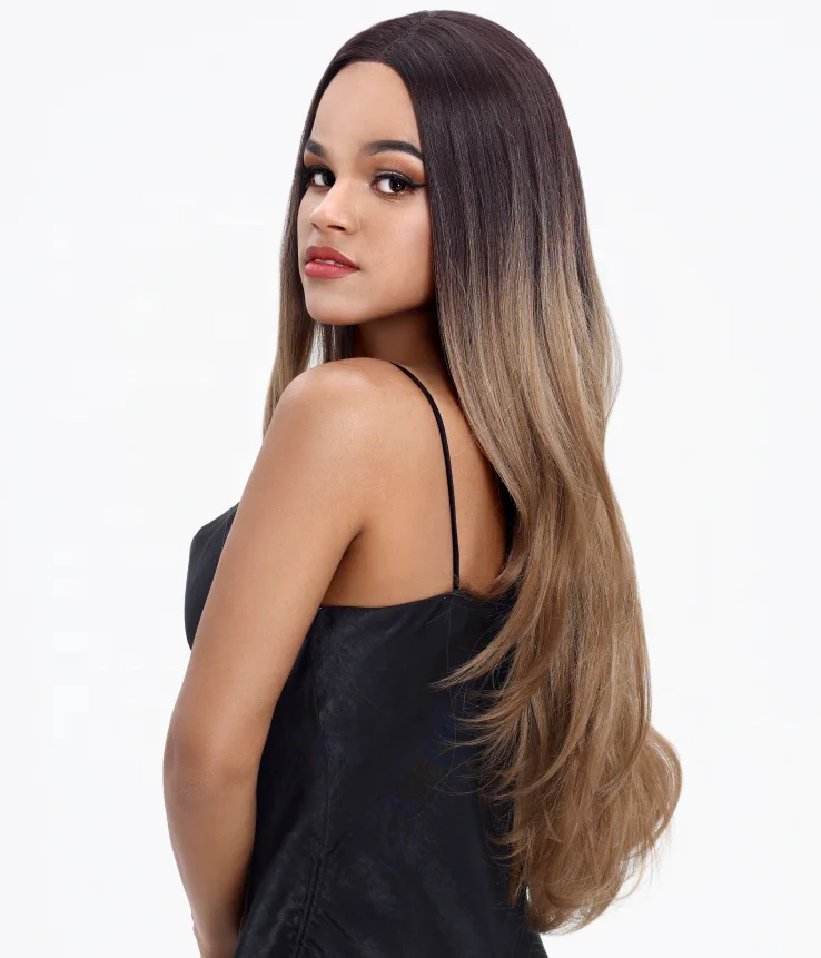 Ombre Brown 31inches Long Natural Hairline Body Wave Swiss U Middle Part High Temperature Synthetic Lace Front Wig For Woman
Ombre Brown 31inches Long Natural Hairline Body Wave Swiss U Middle Part High Temperature Synthetic Lace Front Wig For Woman