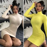 2019 Autumn New Arrival 5 Solid Color High Elasticity Knit Sexy Long Sleeve Mini Bodycon Dress
2019 Autumn New Arrival 5 Solid Color High Elasticity Knit Sexy Long Sleeve Mini Bodycon Dress