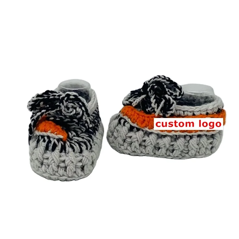 Custom Design Crochet Baby Shoes Cute Toddler Sneakers Breathable Handmade Baby Booties
Custom Design Crochet Baby Shoes Cute Toddler Sneakers Breathable Handmade Baby Booties