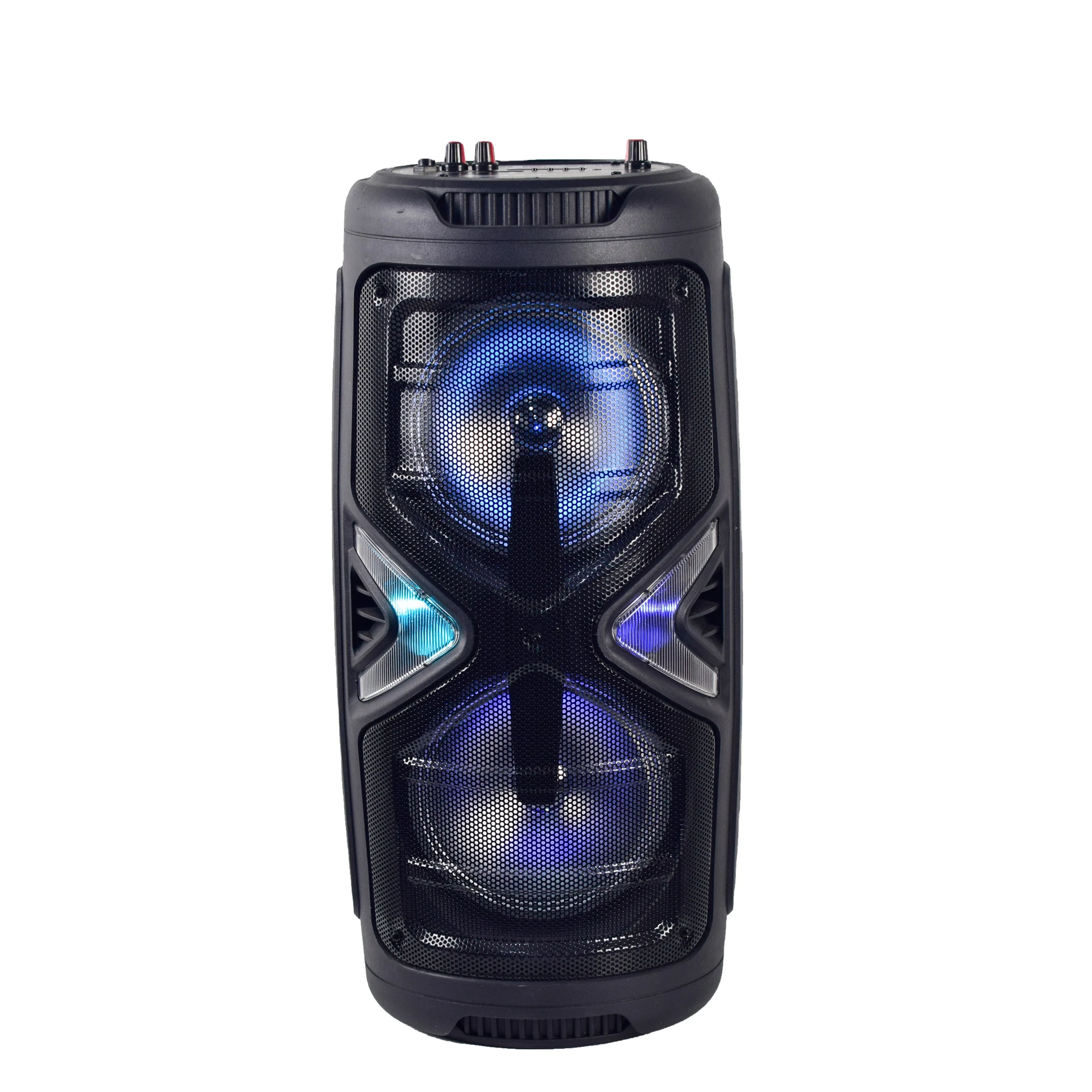 Portable wireless Audio Player Home Karaoke Speaker Rechargeable high quality music speaker DJ LED light, Black
Portable wireless Audio Player Home Karaoke Speaker Rechargeable high quality music speaker DJ LED light, Black
