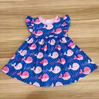 2020 Little Girl New Design Spring Summer Fish Pattern Print Little Flying Sleeve Dress Baby Dress
2020 Little Girl New Design Spring Summer Fish Pattern Print Little Flying Sleeve Dress Baby Dress