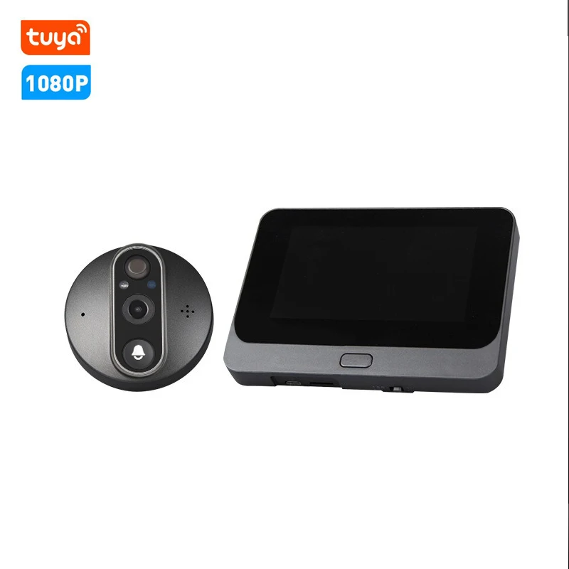 Tuya Homeuse infrared night vision smart WiFi doorbell two-way voice communication rachageable battery HD video doorbell
Tuya Homeuse infrared night vision smart WiFi doorbell two-way voice communication rachageable battery HD video doorbell
