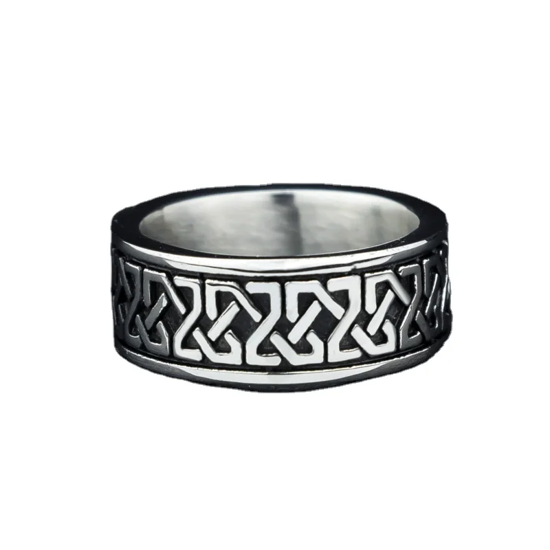 8MM Stainless Steel Ring Band Vintage Jewelry Tungsten Carbide Ring Wedding Band for Men, Silver
8MM Stainless Steel Ring Band Vintage Jewelry Tungsten Carbide Ring Wedding Band for Men, Silver