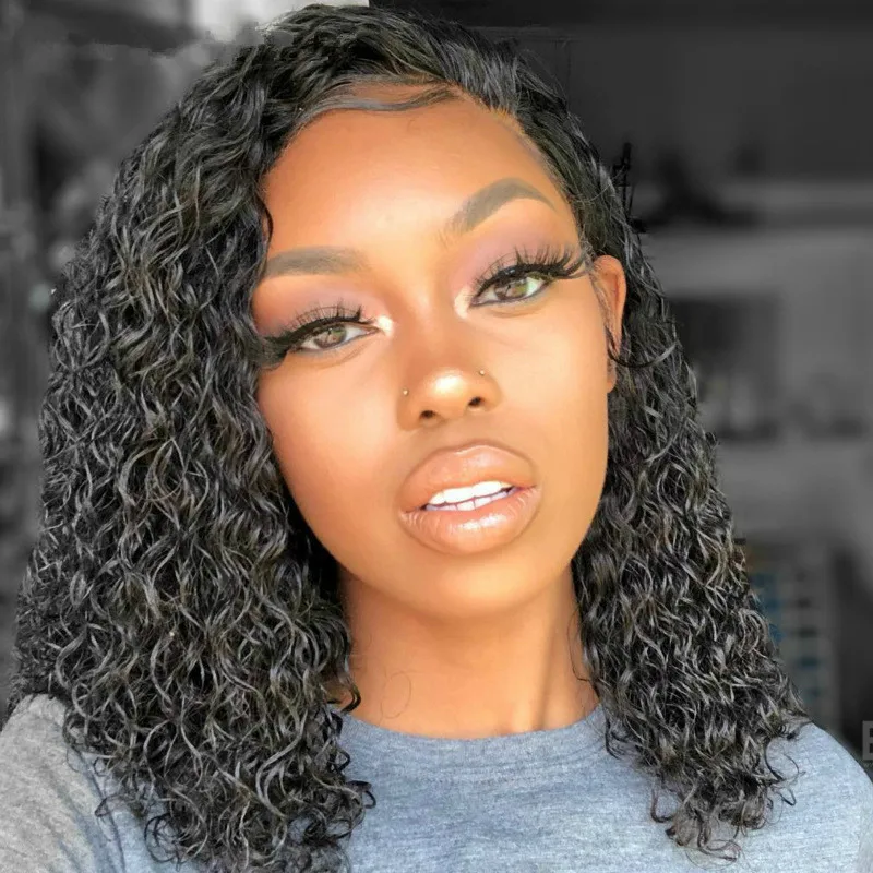 The New High Quality Black Chemical Fiber Wavy Short Curly Hair Wig Front Lace Wig Women, Natural color lace wig
The New High Quality Black Chemical Fiber Wavy Short Curly Hair Wig Front Lace Wig Women, Natural color lace wig