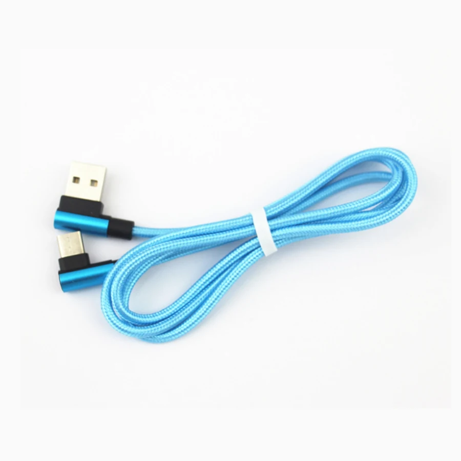 Micro usb cable 90 Degree right angle Aluminum alloy shell nylon braided Type C Usb Charging Cable usb-c type data cable, Blue
Micro usb cable 90 Degree right angle Aluminum alloy shell nylon braided Type C Usb Charging Cable usb-c type data cable, Blue