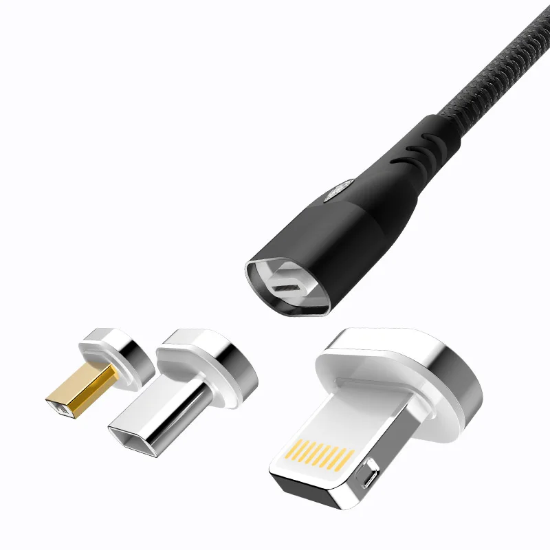 3A Metal Magnetic Stone Light Nylon Braided Quick Charge Cable 1M Micro/8pin/Type-C USB Magnetic Fast Charging Data Cable, Blue,red,black,silver
3A Metal Magnetic Stone Light Nylon Braided Quick Charge Cable 1M Micro/8pin/Type-C USB Magnetic Fast Charging Data Cable, Blue,red,black,silver