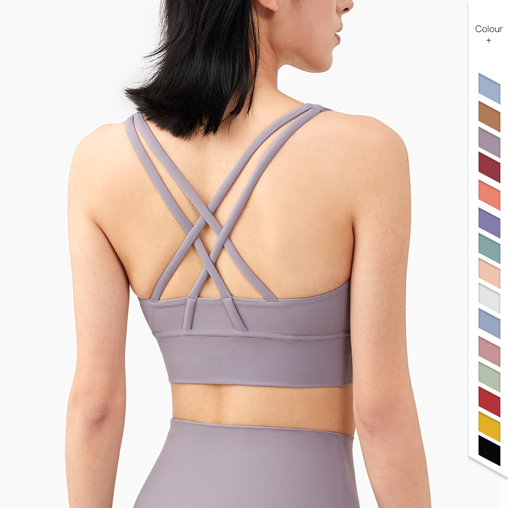 Fashion Yoga Bra With Built In Padded Breathable Bright Color Yoga Bra Sexy Back Cross Sports Bra, Picture shown
Fashion Yoga Bra With Built In Padded Breathable Bright Color Yoga Bra Sexy Back Cross Sports Bra, Picture shown