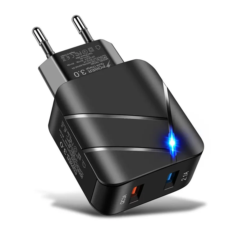 QC3.0 USB Charger Fast Charging 2 Port For iPhone Samsung Xiaomi Huawei Tablet Smart Phone LED Travel Charger Adapter, Black, white
QC3.0 USB Charger Fast Charging 2 Port For iPhone Samsung Xiaomi Huawei Tablet Smart Phone LED Travel Charger Adapter, Black, white