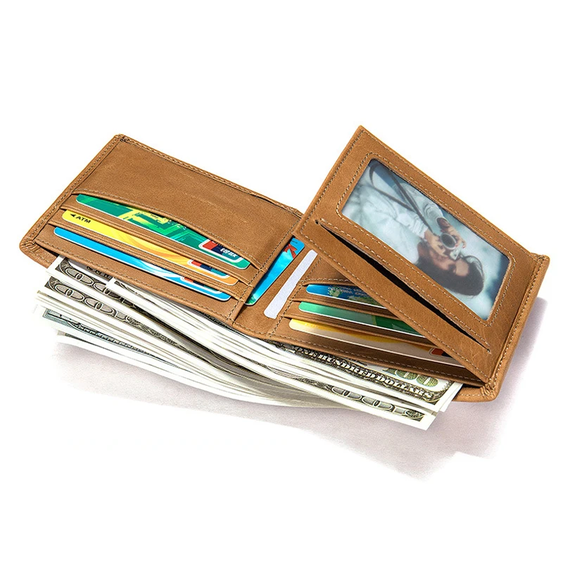 Classic Coin Purse Men Leather Holder Slim Card Wallet Hot Selling Short Style Male Genuine Leather Cow Hold Money Open
Classic Coin Purse Men Leather Holder Slim Card Wallet Hot Selling Short Style Male Genuine Leather Cow Hold Money Open