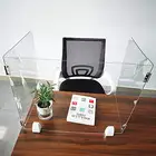 Acrylic Clear Foldable Acrylic Protective Student Sneeze Guard Desk Shield For School