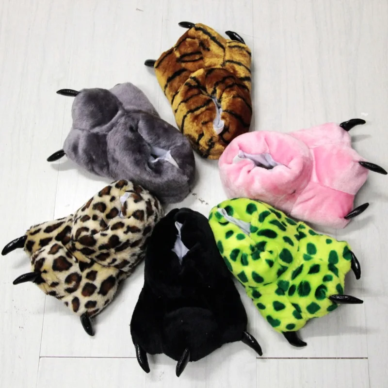 Winter Warm man women Home slippers Animal Dinosaur Paw Plush Slippers female Thermal Soft Cotton indoor house shoes
Winter Warm man women Home slippers Animal Dinosaur Paw Plush Slippers female Thermal Soft Cotton indoor house shoes